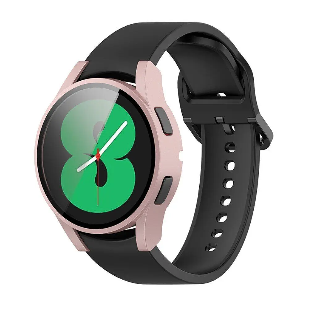 Защитный чехол с стеклом DBPro Watchbands Samsung Galaxy Watch 4 44mm розово-золотой (WB00S440CASE19) - фото 3