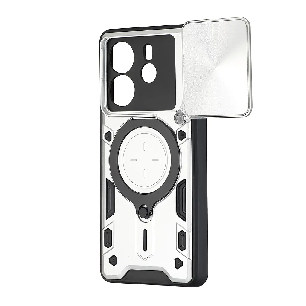 Чохол Full Protection JS Magnetic Xiaomi Redmi Note 14 4G Global Silvery
