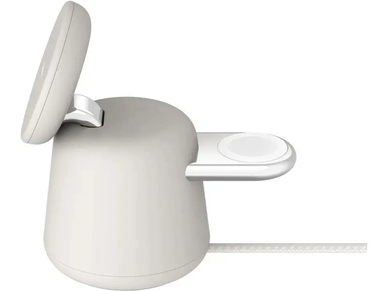 Бездротовий зарядний пристрій Belkin 2in1 MagSafe Charge Station White (WIZ020VFH37) - фото 10