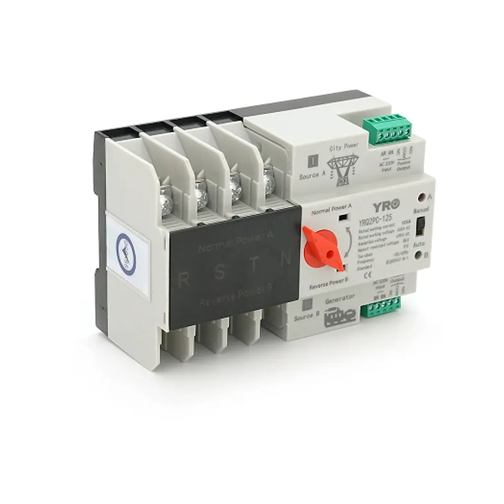 Автоматичний вимикач YRO YRQ2PC-125-4P