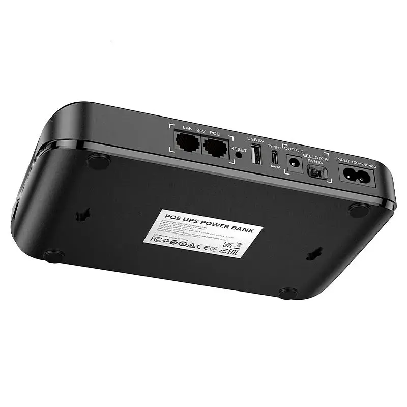 Источник бесперебойного питания Hoco DB62 Smart Mini UPS для роутеров 5V/9V/12V 20000 mAh - фото 4