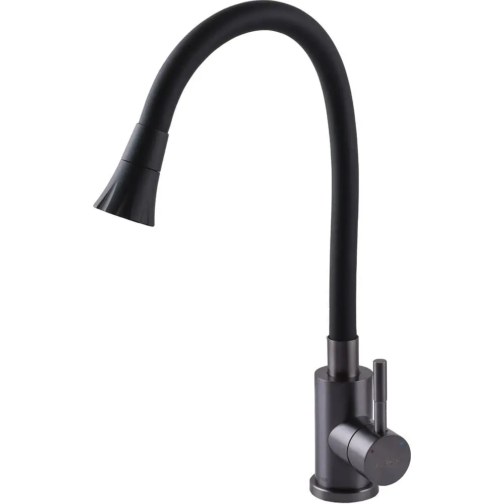Смеситель для кухни Globus Lux Alpen SBT1-203SA-GP-B01 графит (26595) - фото 1