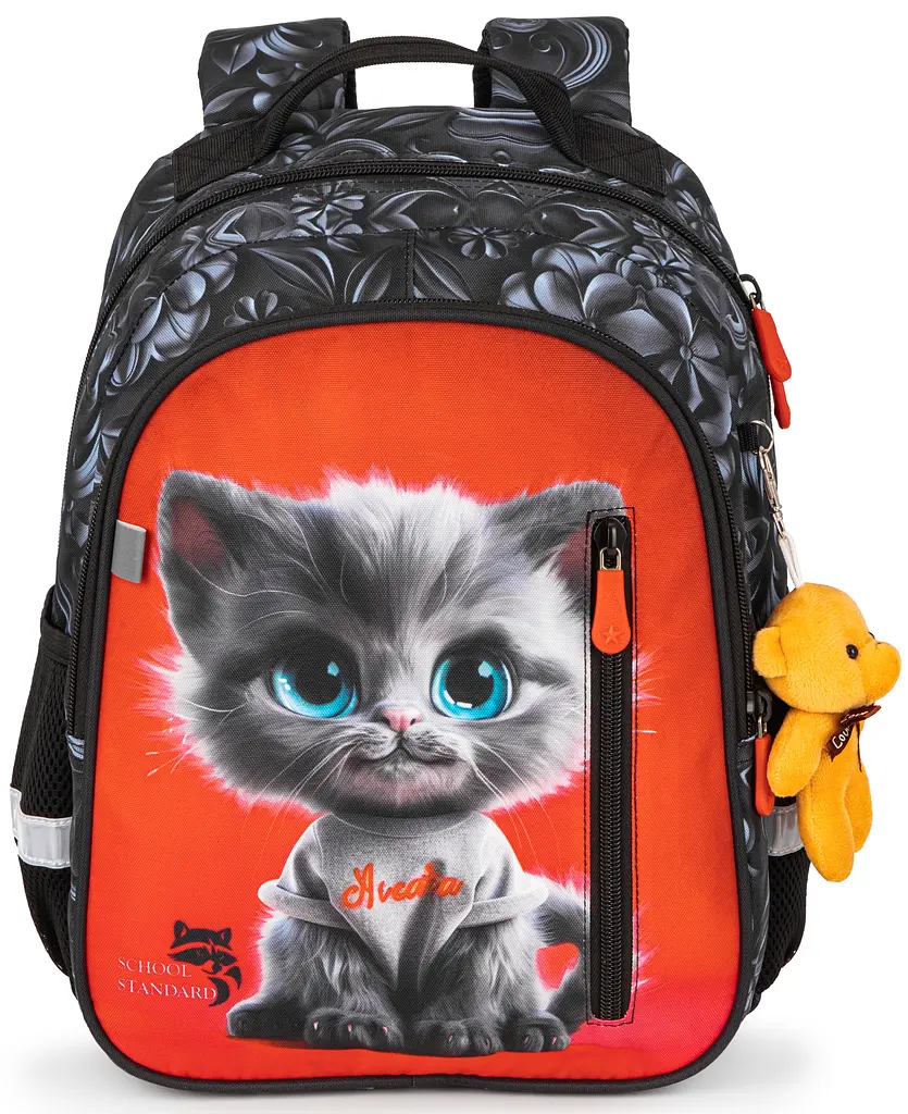 Шкільний рюкзак School Standard для дівчинки 375 гр 17 літрів Червоний - фото 2
