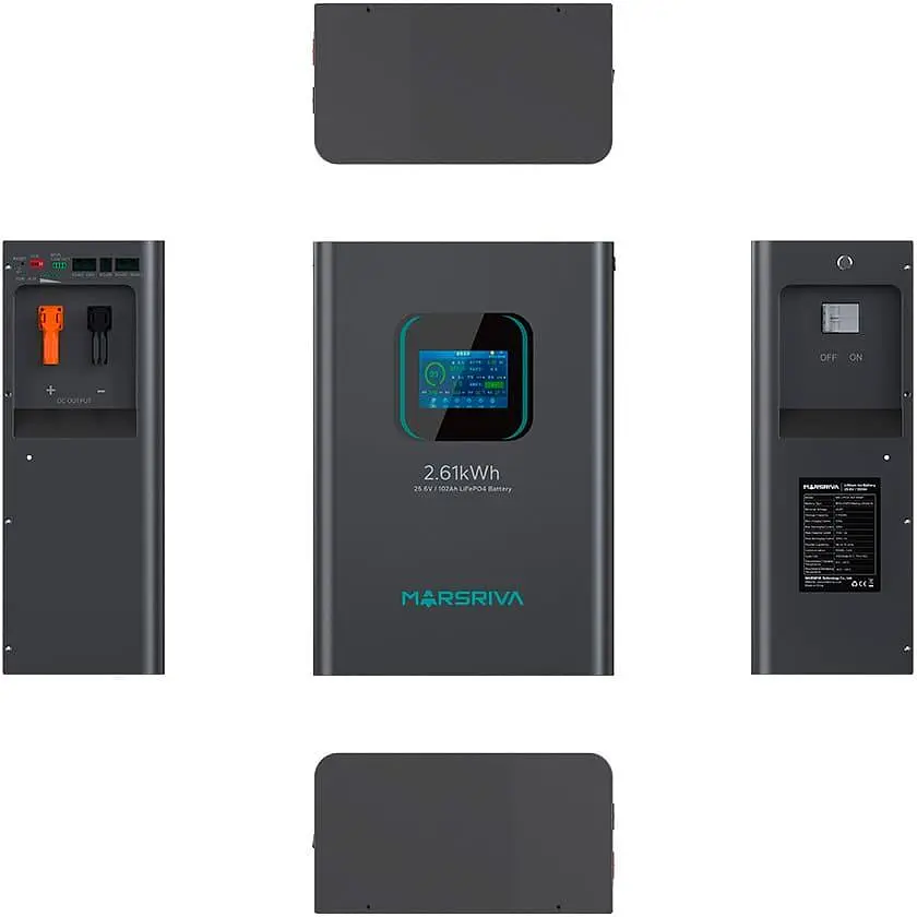 Акумуляторна батарея для ДБЖ Marsriva LiFePO4 25.6 V / 100 А*ч (MR-LFP24-100-WMD) - фото 5