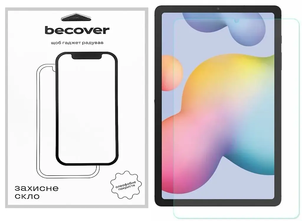 Скло захисне BeCover Samsung Galaxy Tab S6 Lite (2024) 10.4" P620/P625/P627 (710801) - фото 2