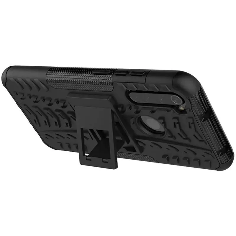 Чохол-накладка Toto Dazzle Kickstand 2 in 1 Case Xiaomi Redmi Note 8 Black - фото 6