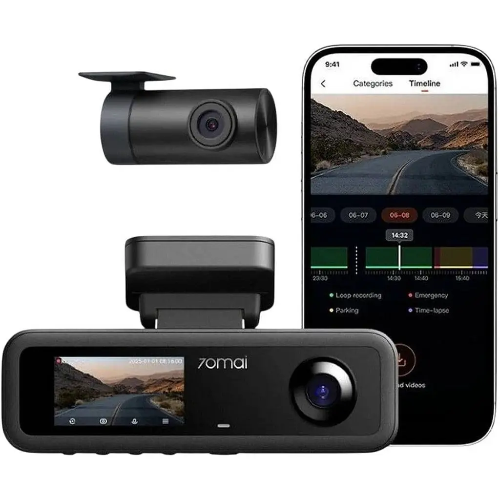 Автомобільний відеореєстратор 70mai Dash Cam 4K T800e + RC21 [168015] - фото 11