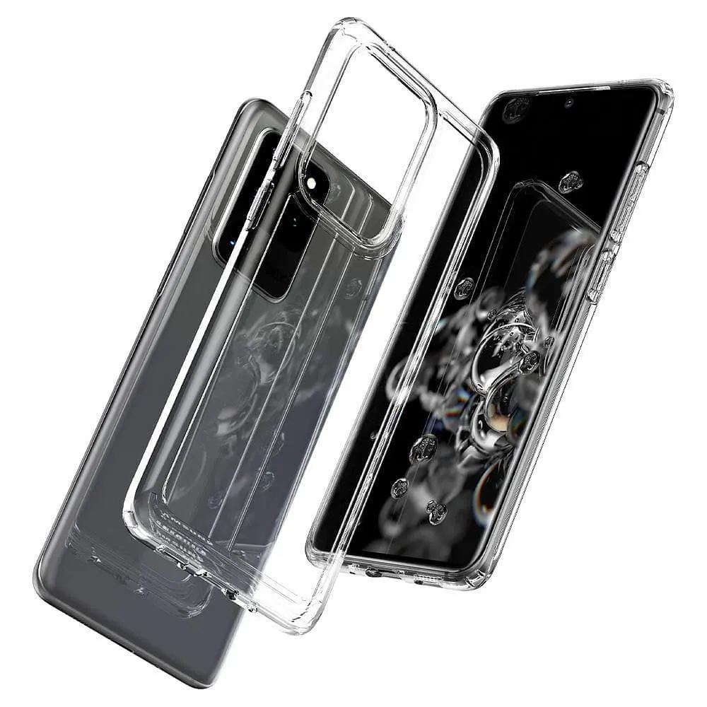 Чохол протиударний прозорий Spigen Ultra Hybrid Crystal ACS00746 для Samsung Galaxy S20 Ultra Clear - фото 4