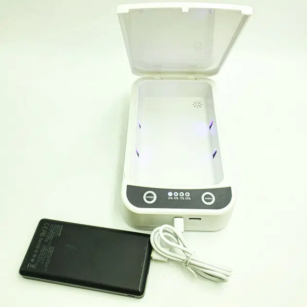 Стерилізатор ультрафіолетовий портативний з таймером та USB портом UKC UV sterilizer білий - фото 7