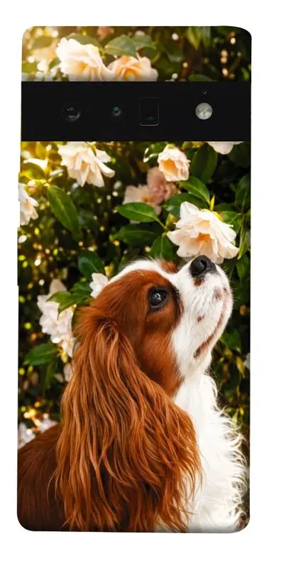 TPU чохол Demsky Flower spaniel для Google Pixel 6 Pro