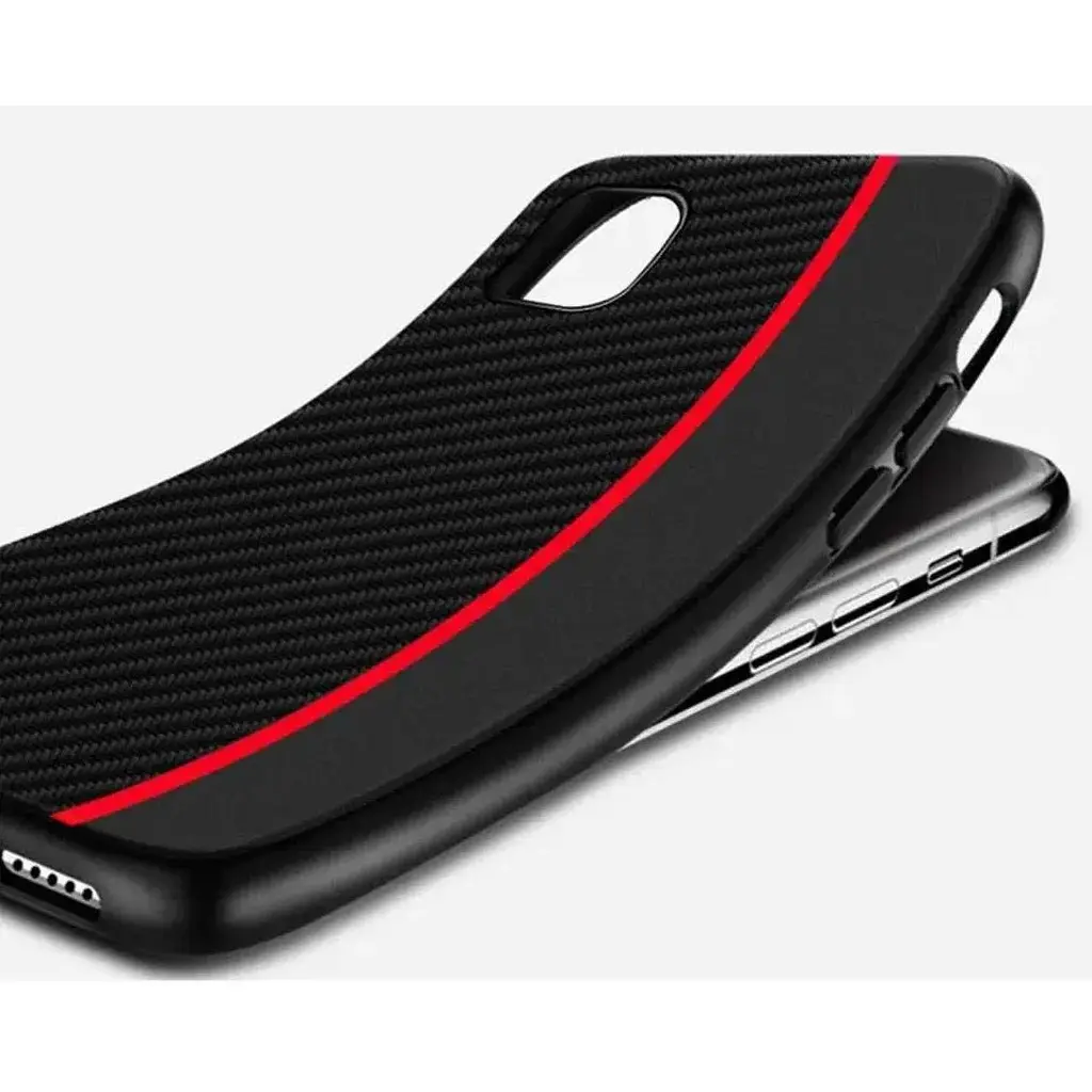 Чехол накладка Primolux CFC для Apple iPhone 11 Black&Red - фото 2