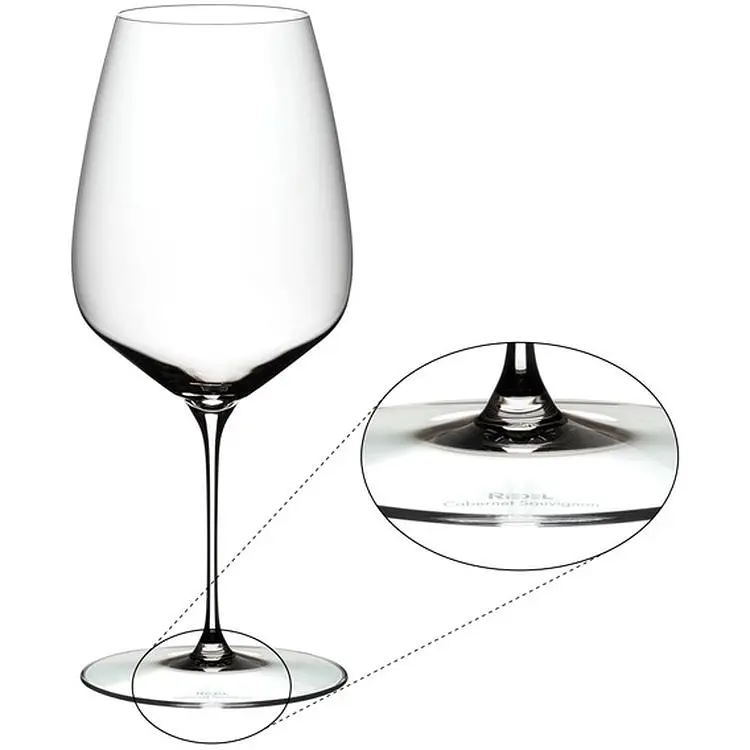 Келих для червоного вина Riedel Veloce Cabernet 825 мл набір 2 шт. прозорий (6330/0) - фото 3