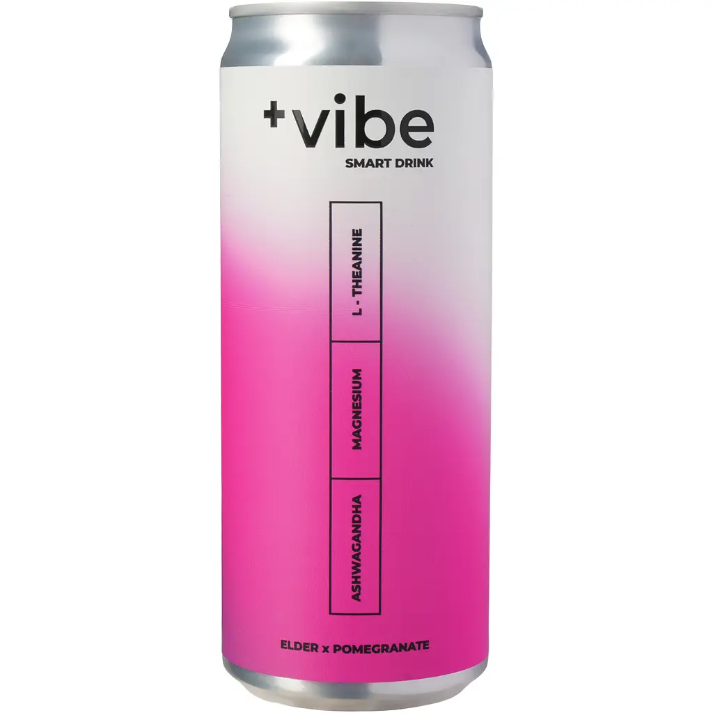 Напій безалкогольний соковмісний Soda Plus Vibe Elder x Pomegranate 0.33 л з/б  - фото 2