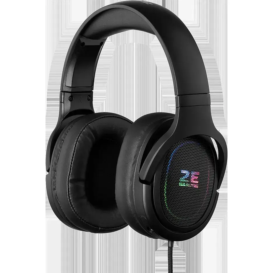 Наушники 2E HF Stereo HG330 Gaming LED black+ микр UA (2E-HG330BK) - фото 2