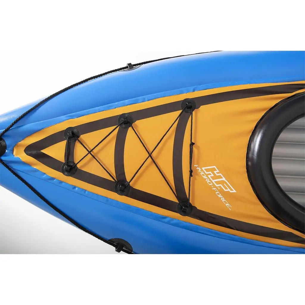 Одномісна надувна байдарка-каяк з веслами Bestway Cove Champion 275 x 81 см (65115) - фото 6