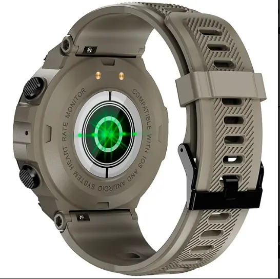 Розумний годинник з мікрофоном Gelius Pro GP-SW008 G-WATCH Bluetooth Call IPX7 Desert Grey - фото 4