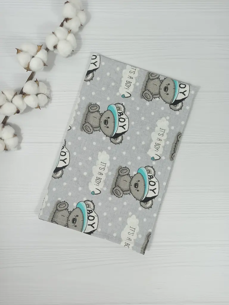Набір пелюшок a.l.babybox Панда індіанець №2 50х80/100х80 см 3 шт. Різнокольоровий (NA 18168584) - фото 4