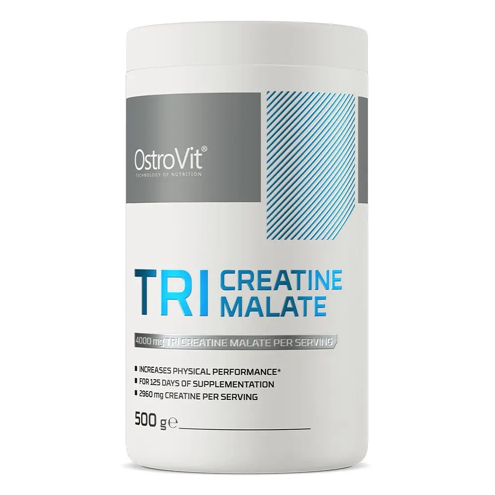 Креатин Tri Creatine Malate, 500 грам - Апельсин OstroVit vit0004371