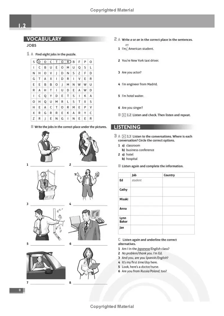 Speak Out. Starter Workbook with Key - фото 7