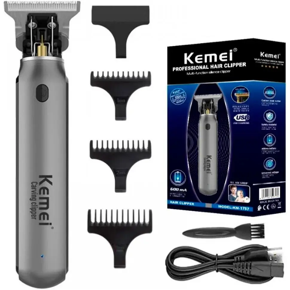 Тример для бороди та вусів Kemei KM-1757 [125439] - фото 6