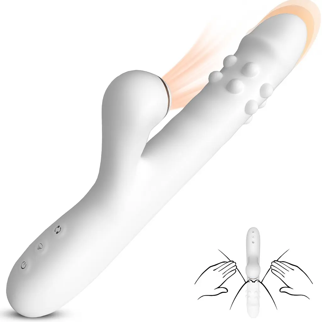 Вібратор-кролик Boys Of Toys B Series Fox Silicone Vibrator 3 функції обертання, 7 лизання - фото 2