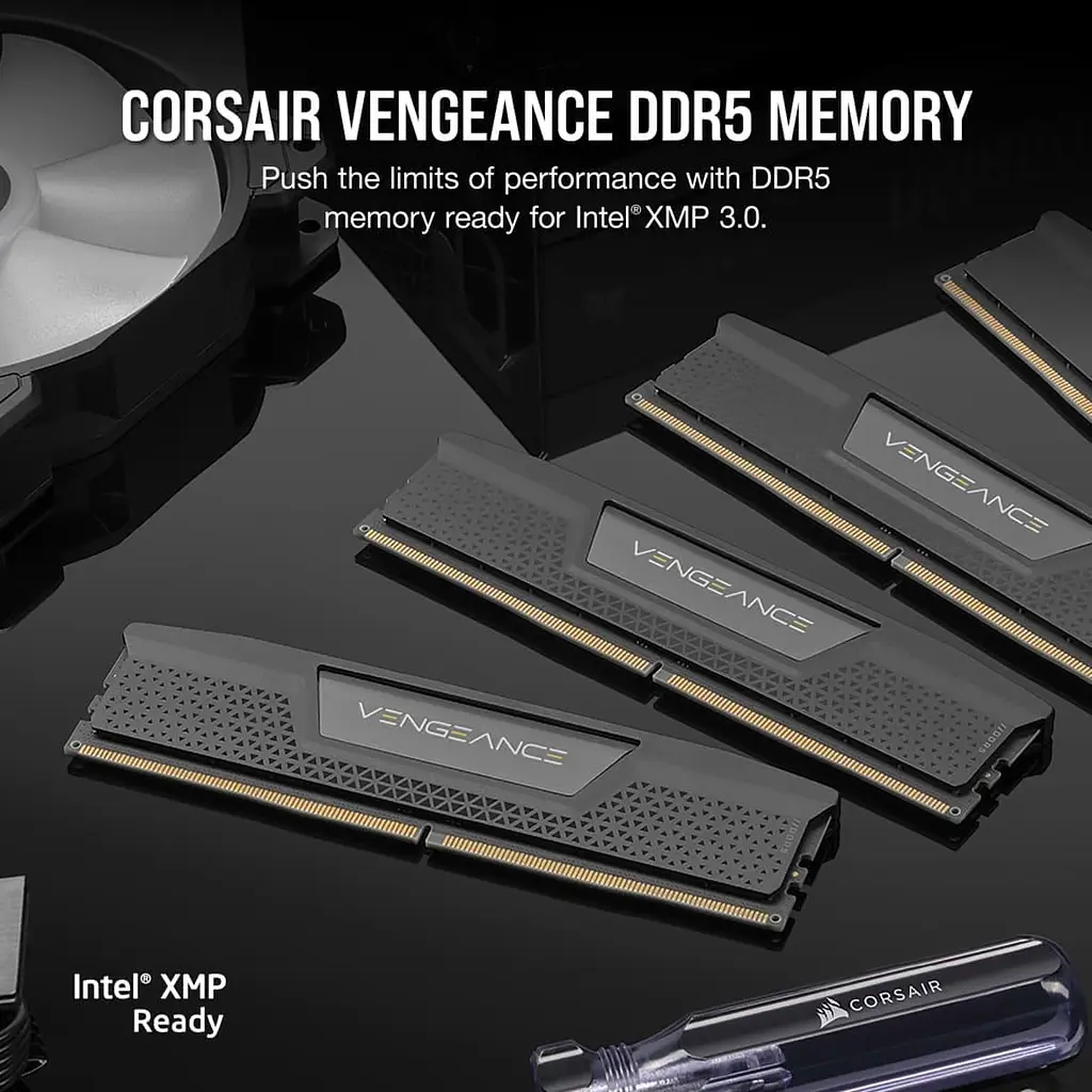 Модуль пам'яті Corsair DDR5 32GB (2x16) Vengeance 6400Mhz EXPO/XMP Grey (CMK32GX5M2B6400Z36) - фото 8