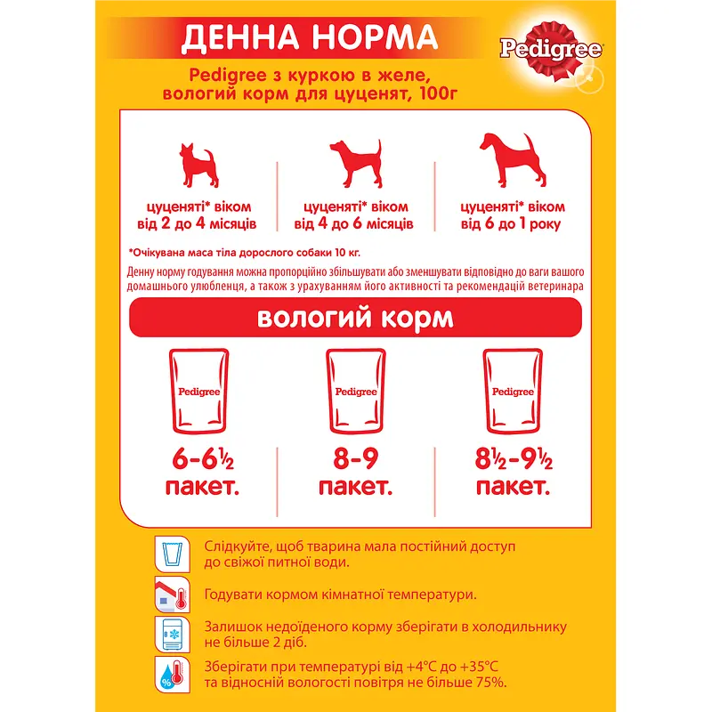 Корм для щенков Pedigree Junior с курицей и рисом в желе 100 г - фото 4