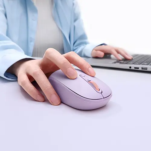 Комп'ютерна мишка Baseus F01B Tri-Mode Wireless Mouse Nebula фіолетовий B01055503513-00 - фото 4