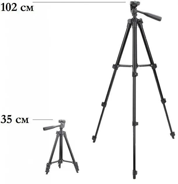 Універсальний штатив Tripod 3120A (35-102 см) - фото 7