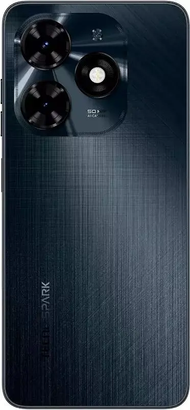 Смартфон Tecno Spark 20C (BG7n) 4/128GB Dual Sim Gravity Black (4894947011740) - фото 4