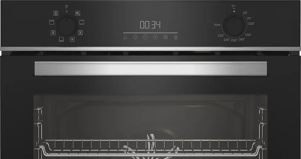 Духова шафа електрична Beko A дисплей конвекція чорний 72 л - фото 2