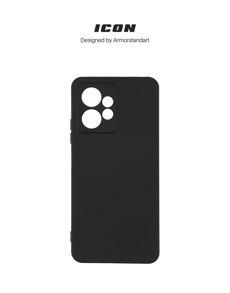 Чехол ArmorStandart ICON для Xiaomi Redmi Note 12 4G Camera cover Black (ARM67700) - фото 3
