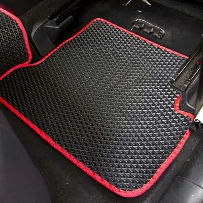 Килимки у салон EVA для Mazda 3 I 2003-2009 SD/HB з підп'ятником Коричневі-Коричневий кант 5 шт - фото 4