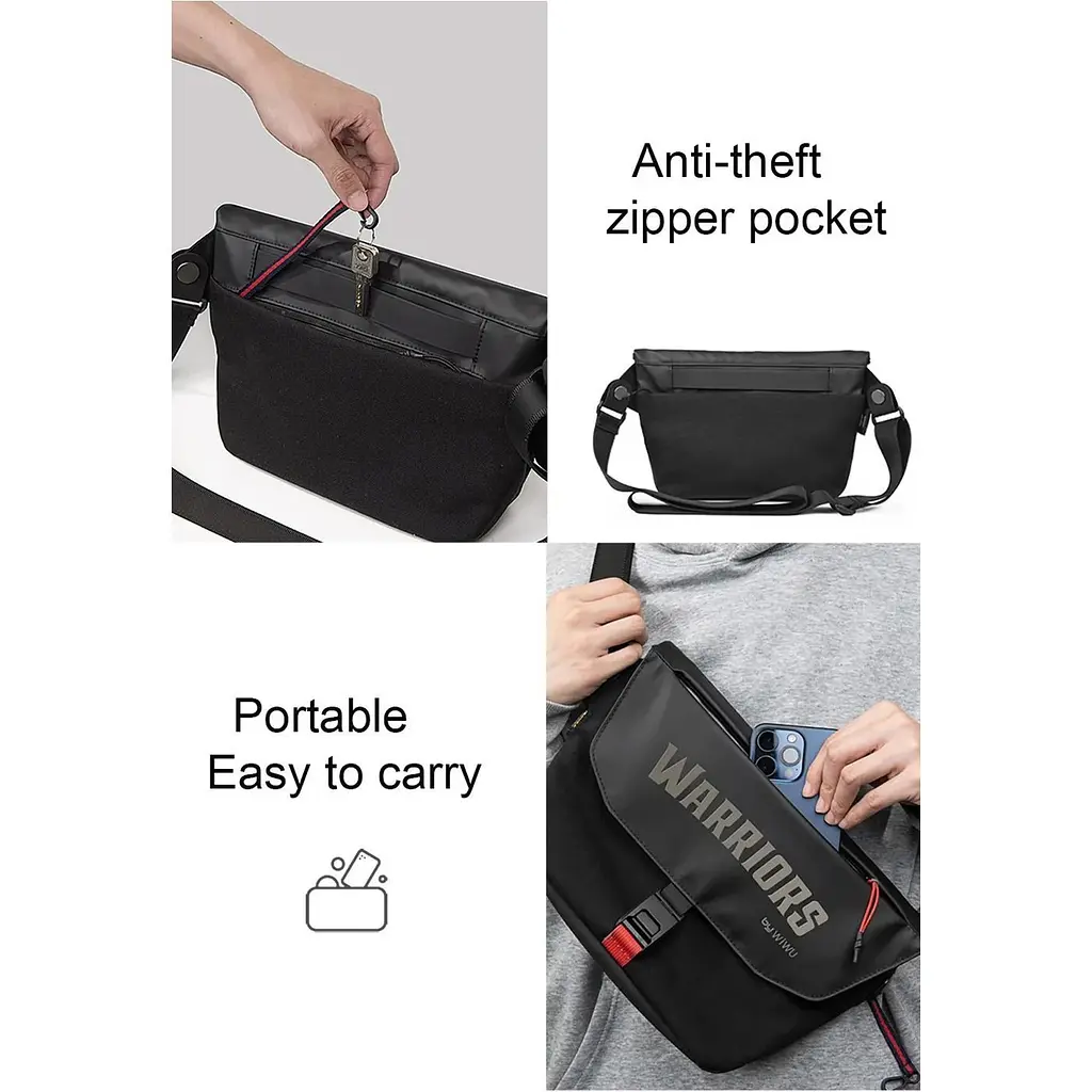 Наплічна сумка WiWU Warriors Message Bag X [143821] - фото 8