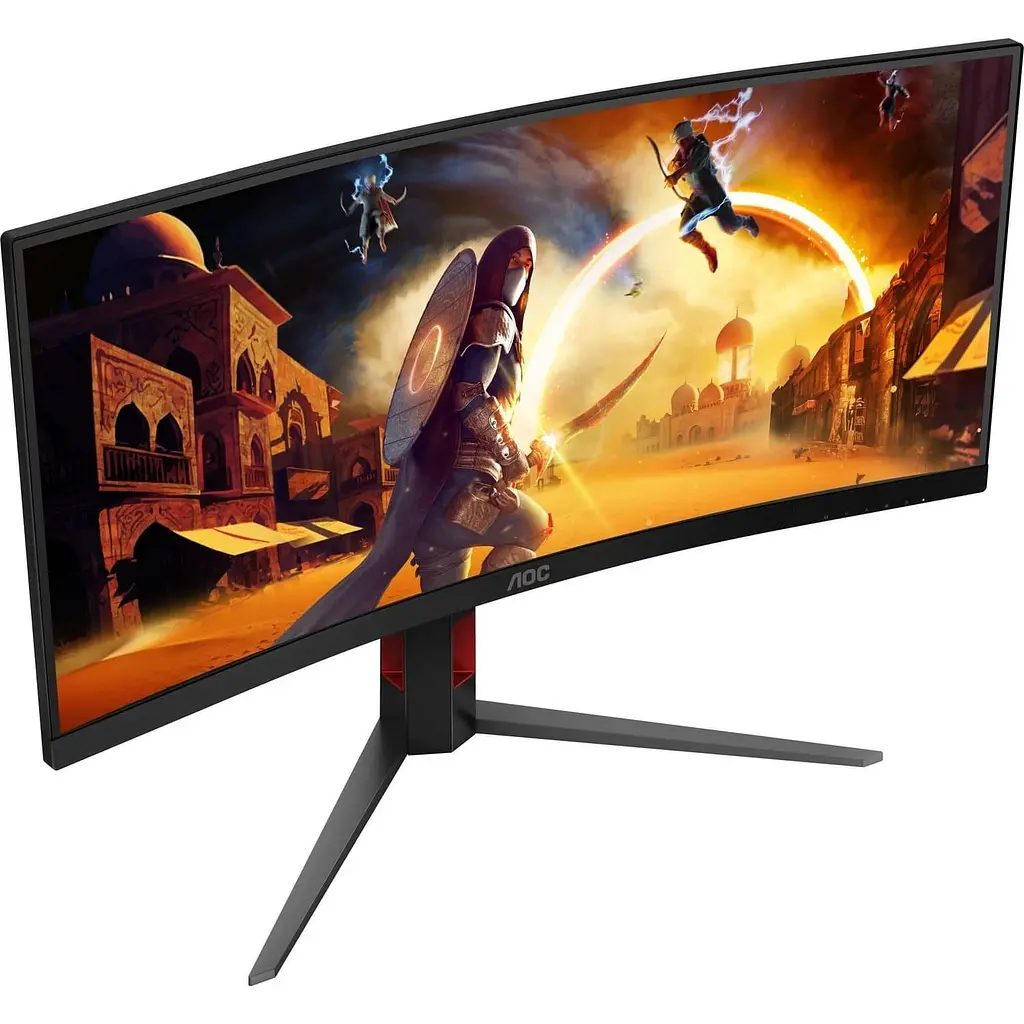 Монітор 34" AOC CU34G4 Curved UWQHD VA 180Hz (CU34G4) - фото 3
