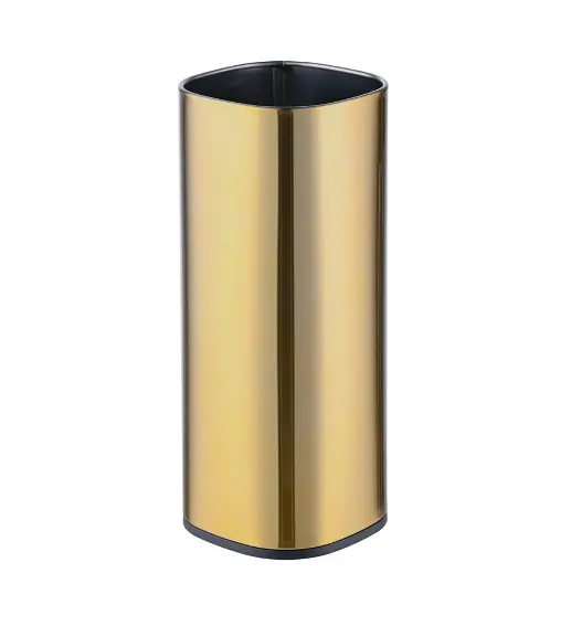 Йоржик для унітазу Mixxus Premium Quadro-TB0201 Brushed Gold, підлоговий, золотий (MI8395) - фото 3