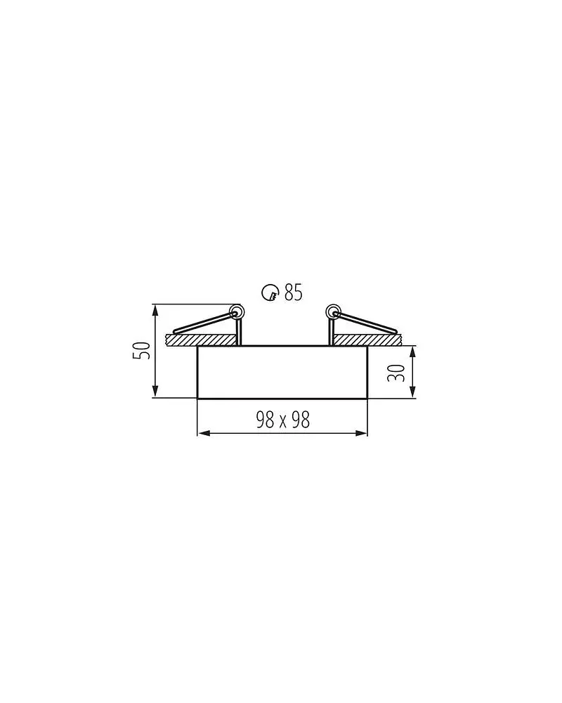 Точковий світильник Kanlux 28780 Mini Gord DLP-50-W - фото 2