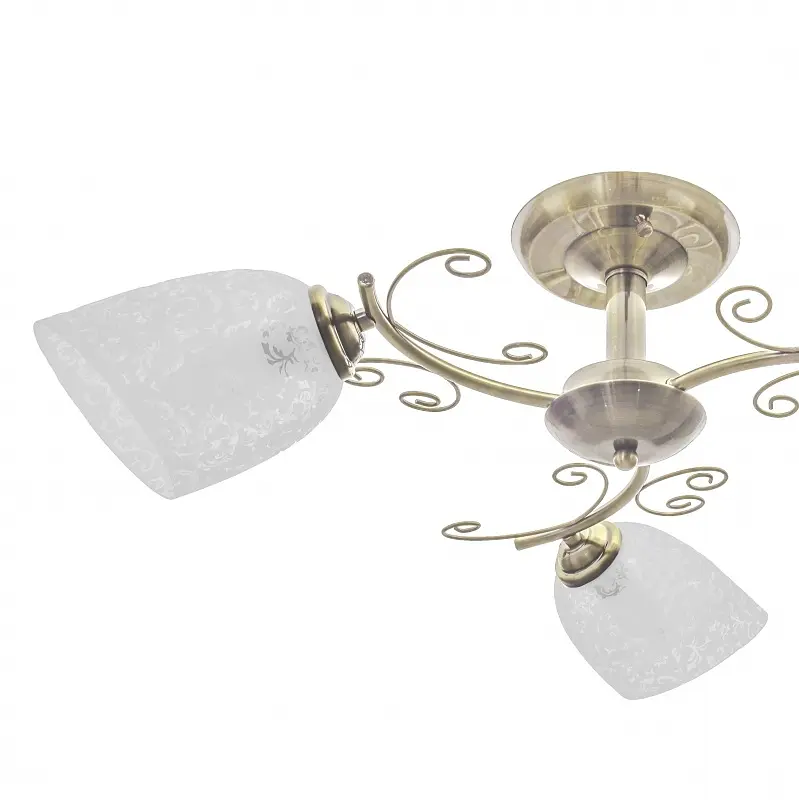 Люстра потолочная Brille в спальню E27 60W BZ (LK-579C/3) - фото 5