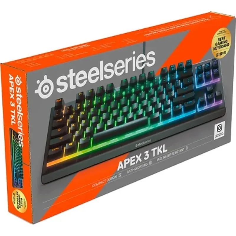Клавіатура SteelSeries Apex 3 TKL UA USB Black (64831) - фото 11