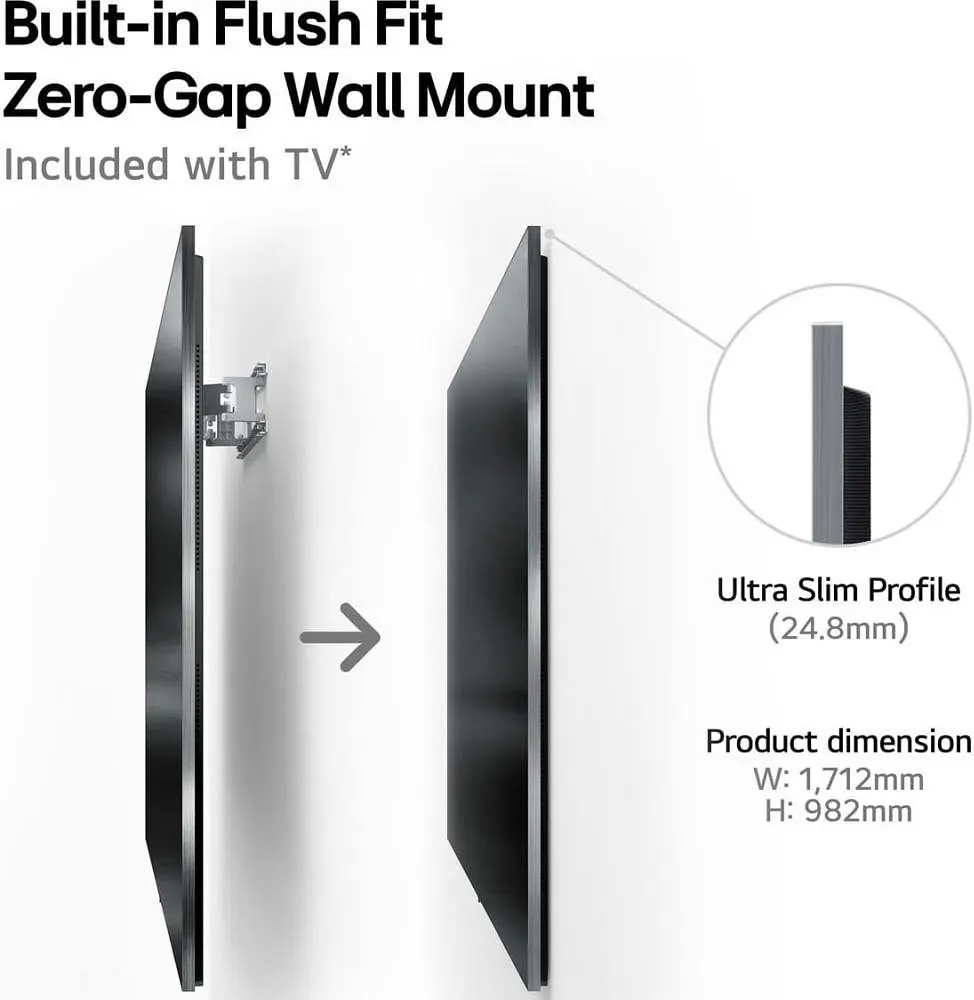 Телевізор LG OLED77G51LW - фото 2