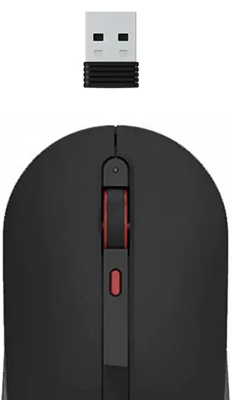 Миша MiiiW Mouse Mute Wireless Black (MWMM01) [61056] - фото 3