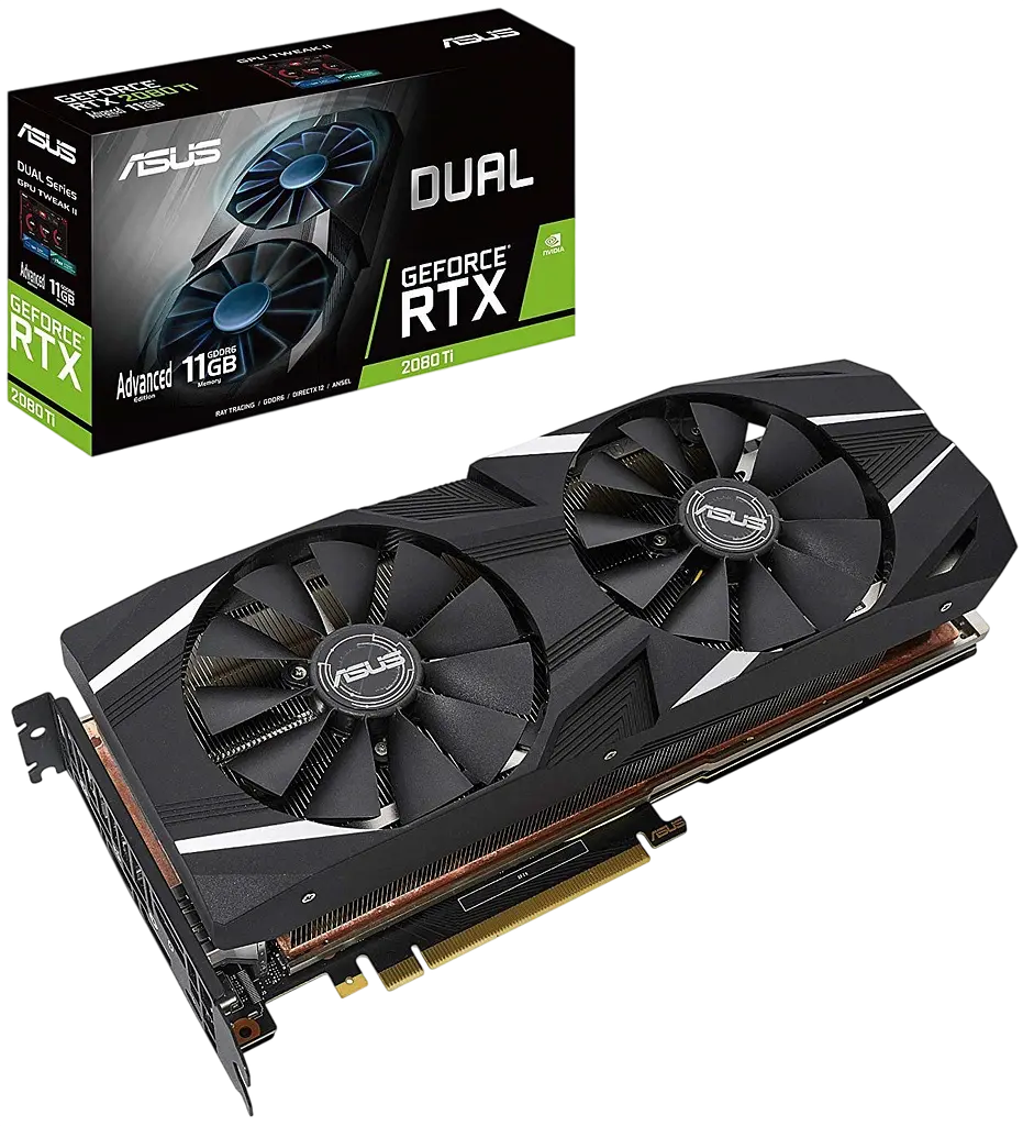 Відеокарта GeForce RTX 2080 Ti 11GB Asus Dual (DUAL-RTX2080TI-11G) Б/В - фото 4