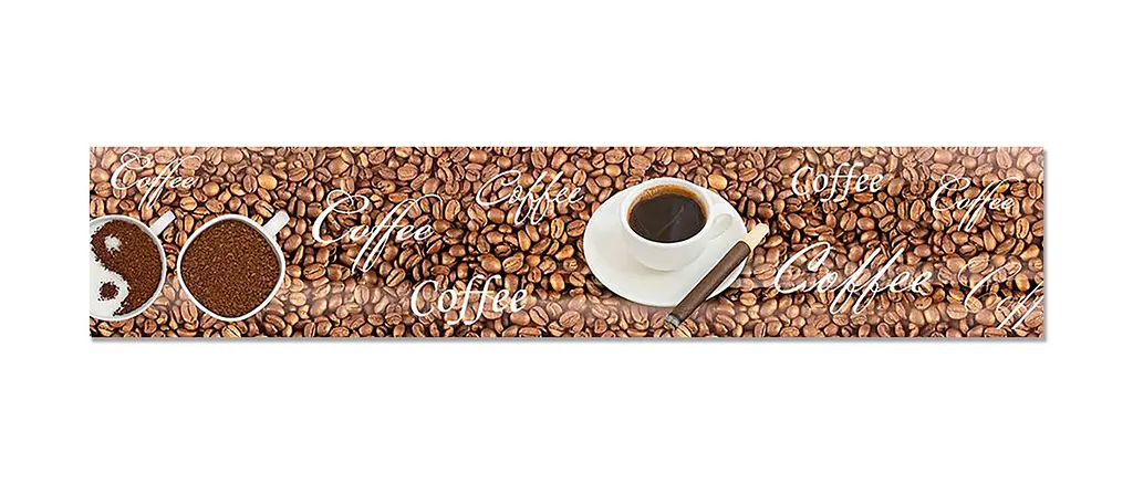 Кухонний фартух Happy Pocket Кава Coffee вінілова наклейка для кухні зерна чашки Напої Коричневий Z181345 - фото 7