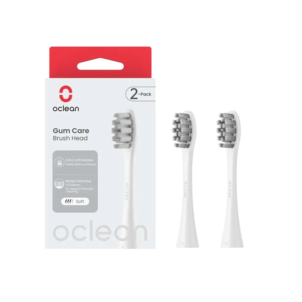 Насадка для зубної щітки Oclean Brush Head Gum Care 2-pack White (6970810554212) - фото 2