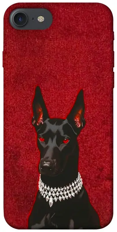 TPU чохол Demsky Premium doberman для Apple iPhone 7 / 8 (4.7")