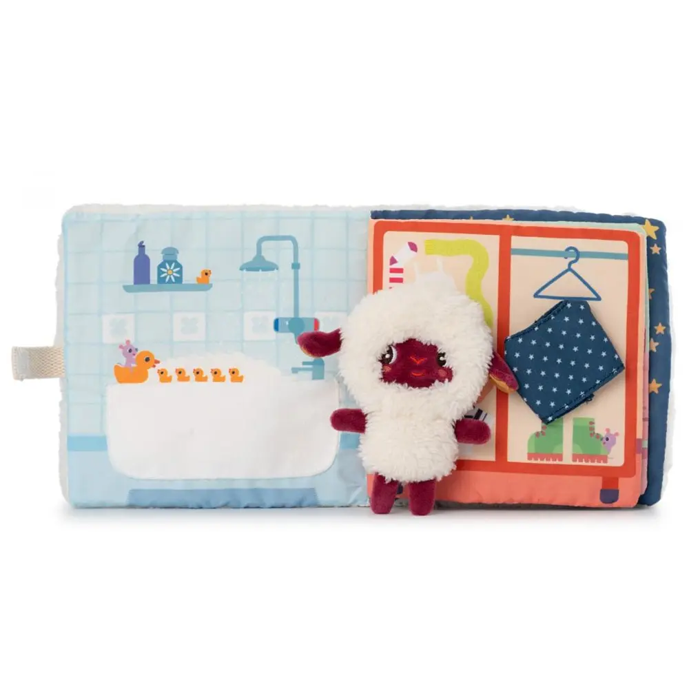 Развивающая мягкая книга Lilliputiens Спокойной ночи, Баранчик (83536) - фото 7