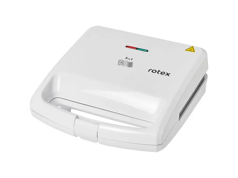 Мультимейкер (Бутербродниця-Вафельниця-Гриль) Rotex RSM220-W