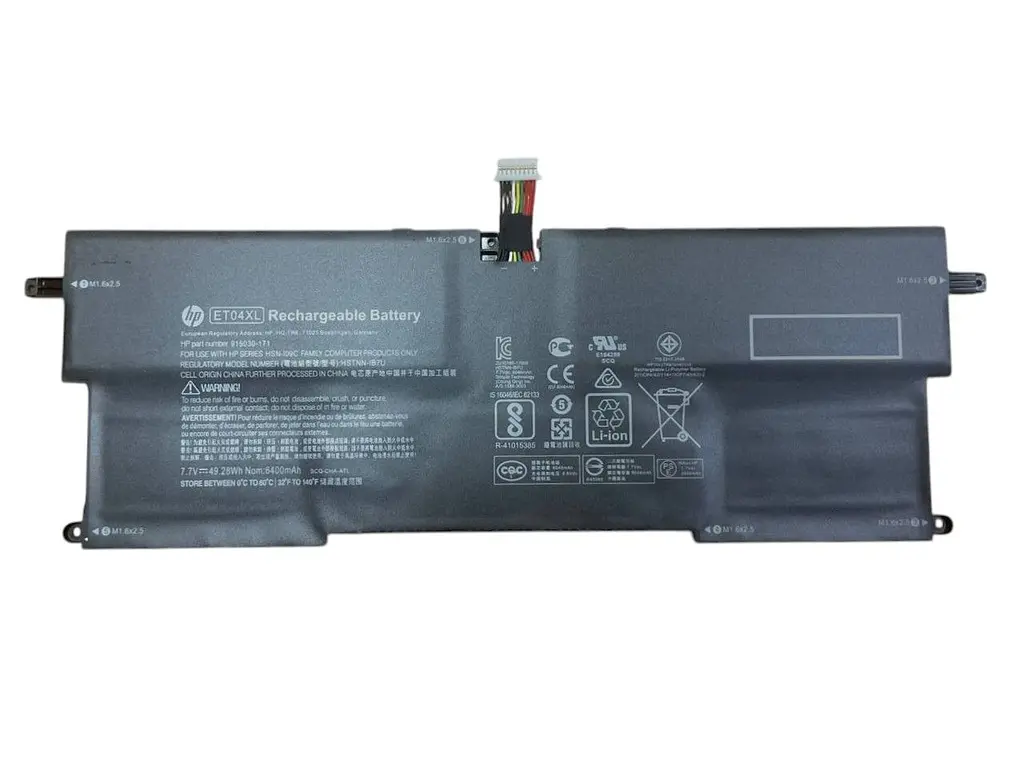 Акумулятор для ноутбука HP ET04XL EliteBook x360 1020 G2 7.7V Black 6470 mAh - фото 2