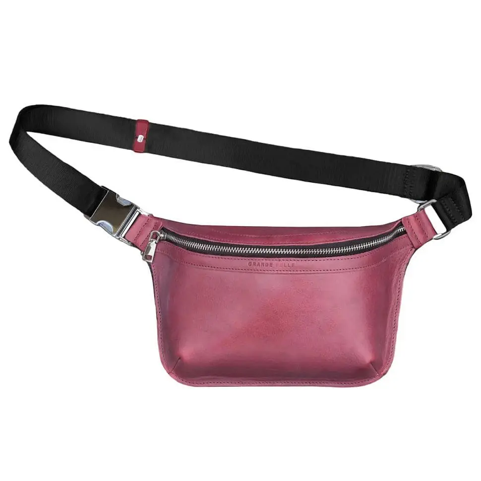 Шкіряна сумка GRANDE PELLE 20х15х7 см sum0028567