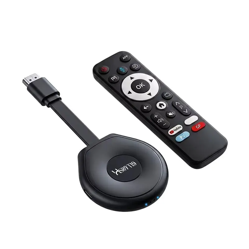 Смарт ТВ приставка-стік Hugsun HS89 T19 4/32 Гб Smart TV Stick Android TV 14 - фото 3